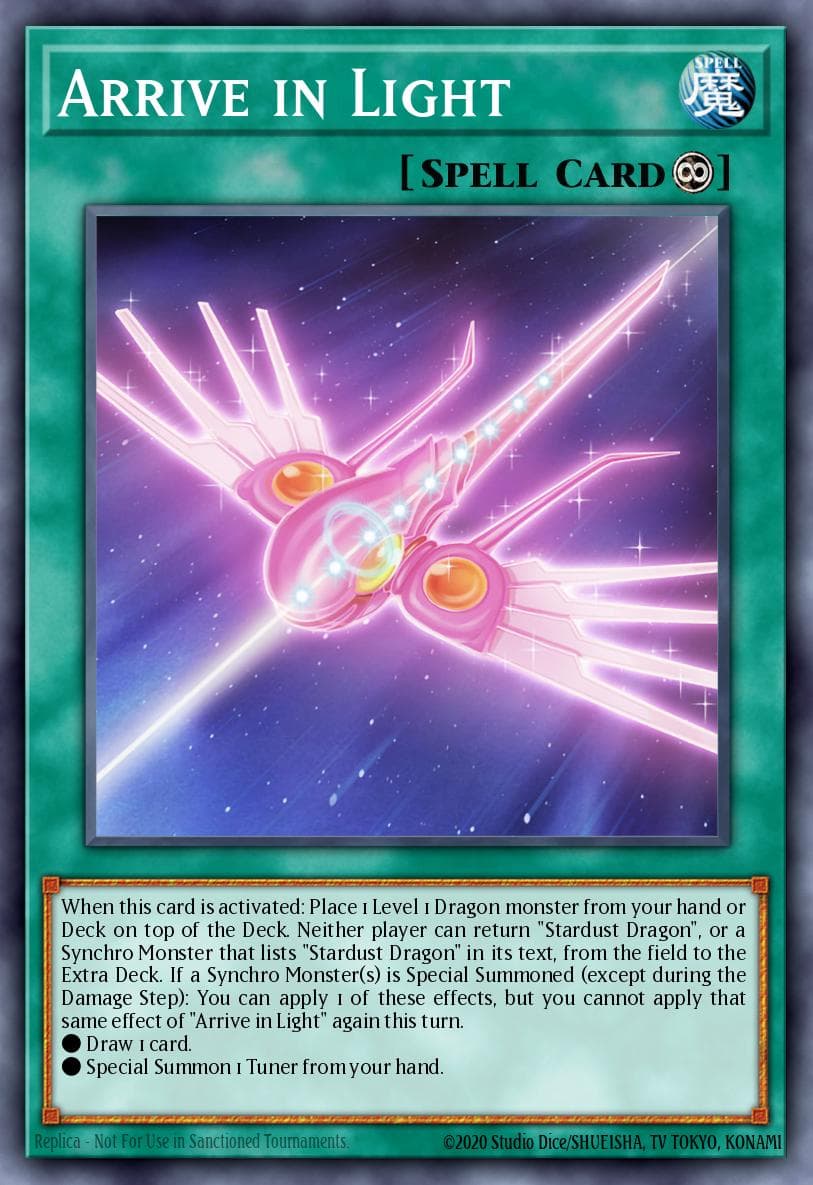 Carte Yu-Gi-Oh! Arrive in Light #119 — Battles of Legend: Glorious Gallery