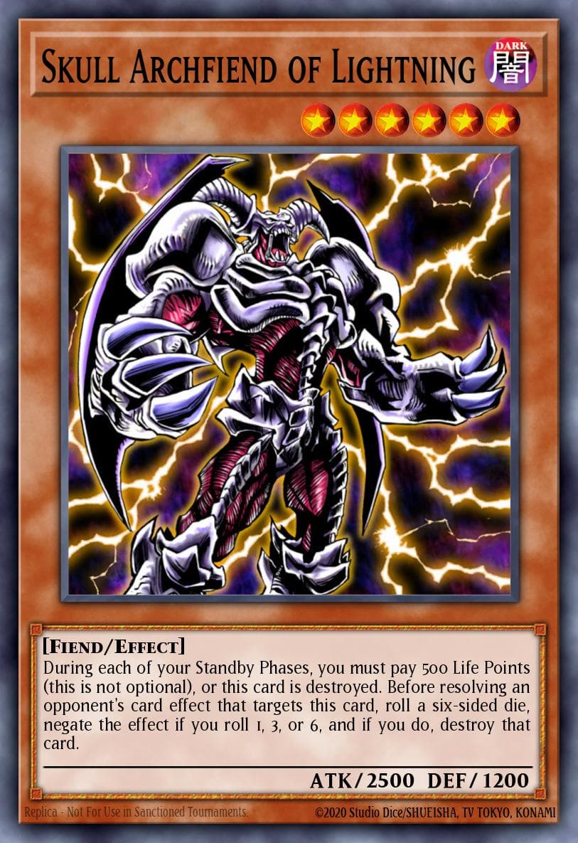Carte Yu-Gi-Oh! Skull Archfiend of Lightning #006 — Battle Pack: Epic Dawn