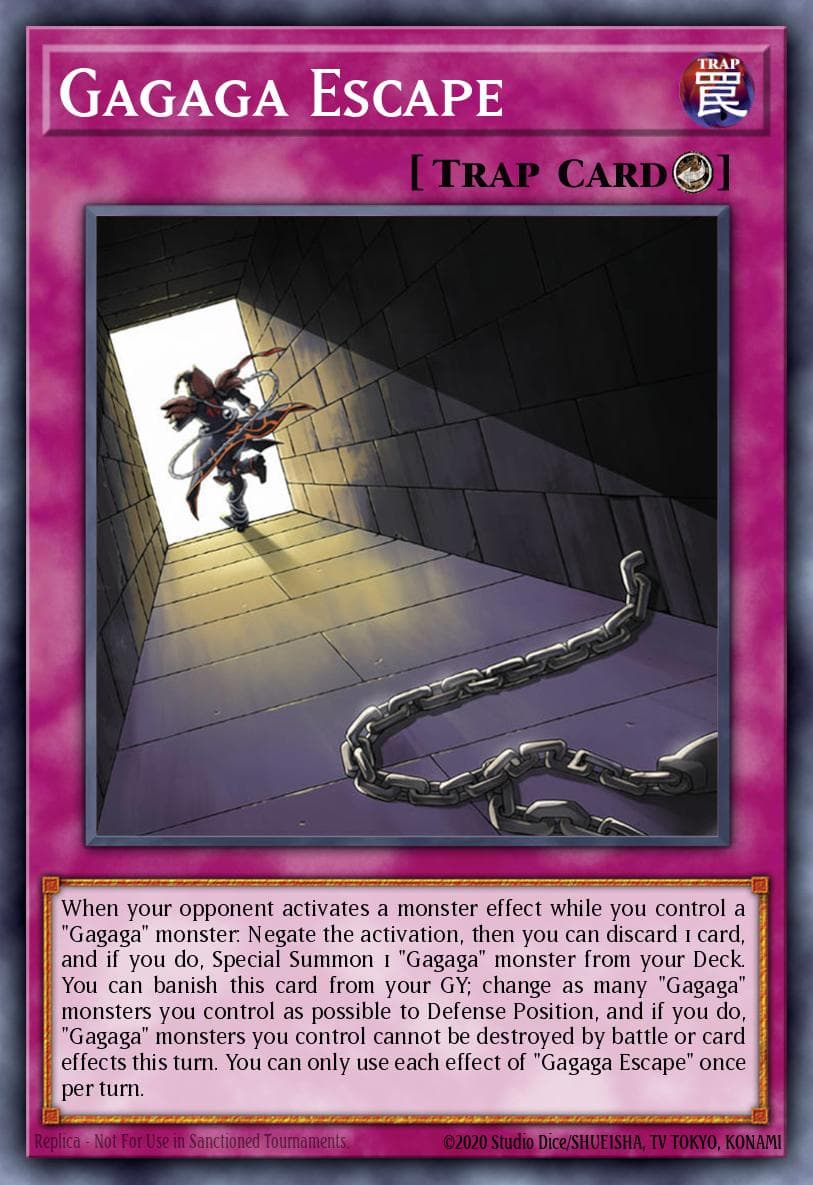 Carte Yu-Gi-Oh! Gagaga Escape #037 — Battles of Legend: Glorious Gallery