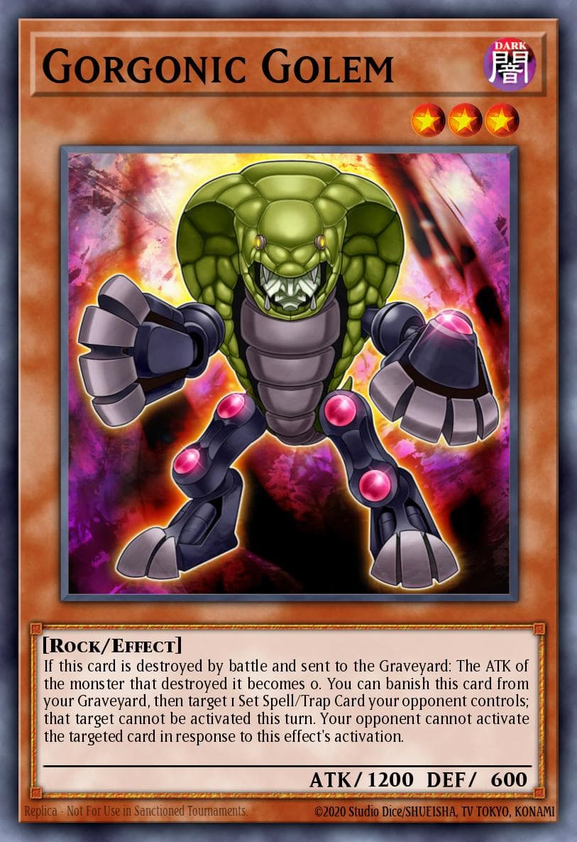 Carte Yu-Gi-Oh! Gorgonic Golem #110 — Battle Pack 3: Monster League