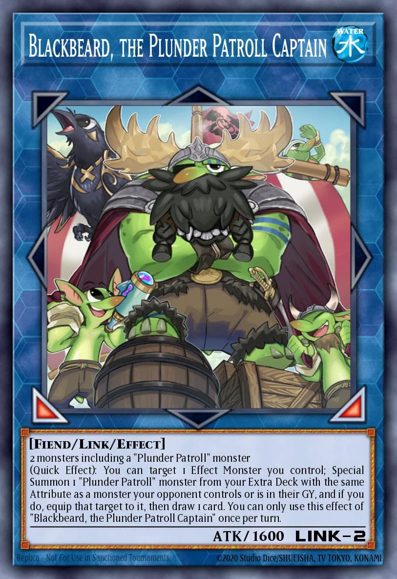 Carte Yu-Gi-Oh! Blackbeard, the Plunder Patroll Captain #094 — Battles of Legend: Crystal Revenge