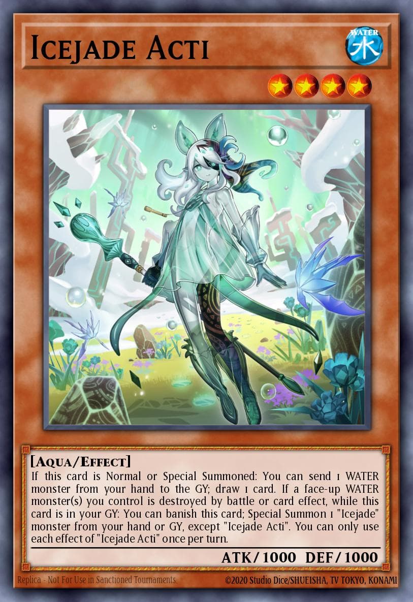 Carte Yu-Gi-Oh! Icejade Acti #008 — Burst of Destiny