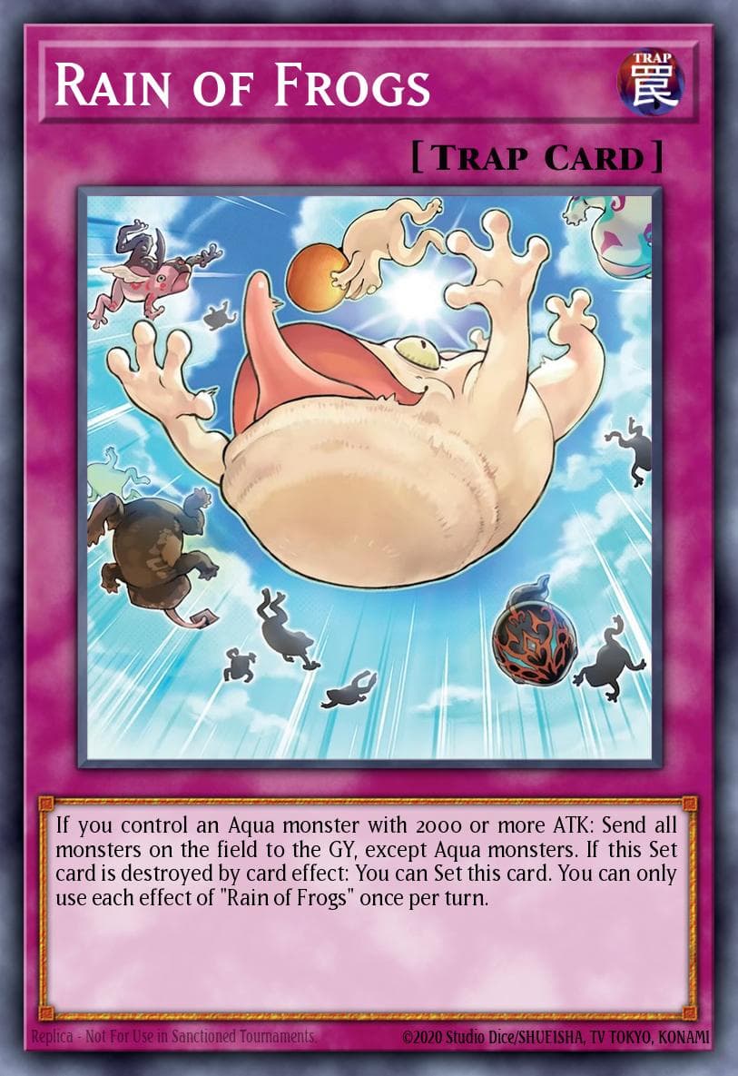 Carte Yu-Gi-Oh! Rain of Frogs #086 — Burst Protocol