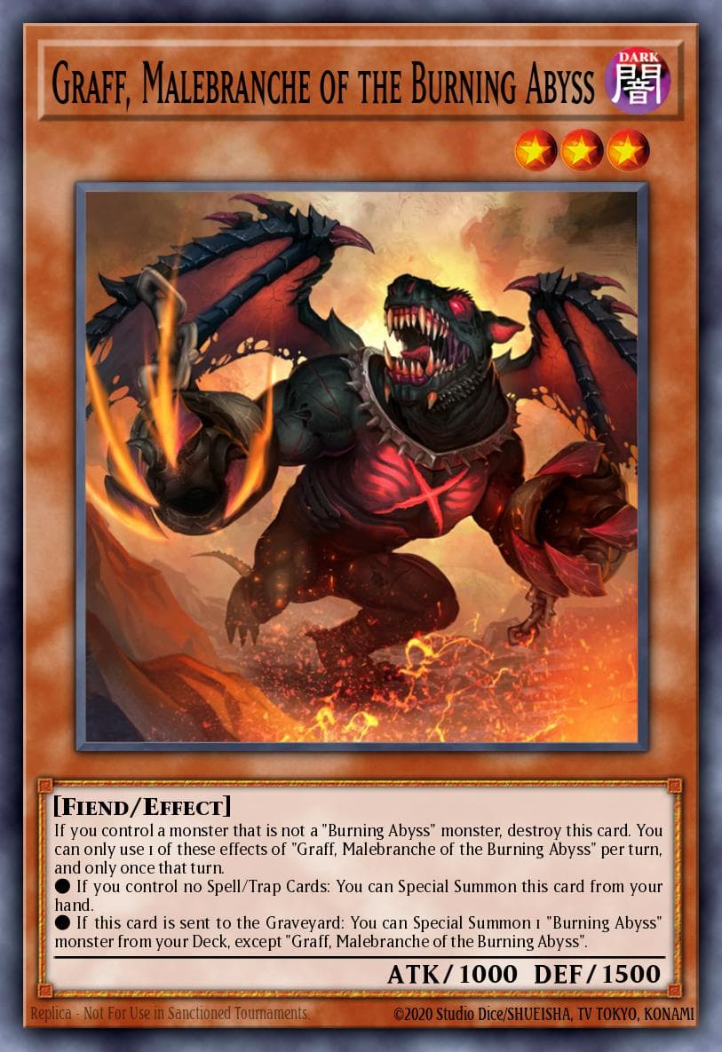 Carte Yu-Gi-Oh! Graff, Malebranche of the Burning Abyss #063 — Battles of Legend: Glorious Gallery