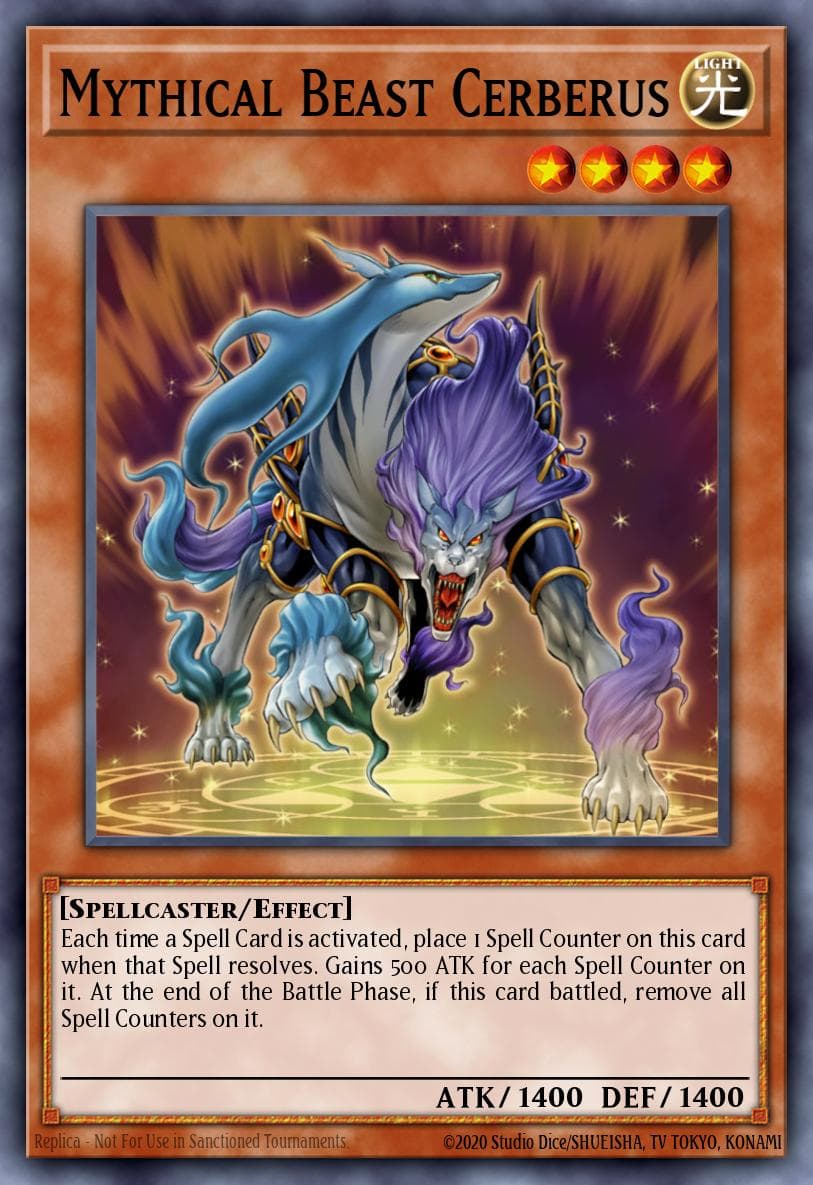 Carte Yu-Gi-Oh! Mythical Beast Cerberus #042 — Battle Pack 2: War of the Giants