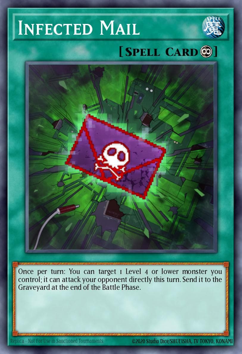 Carte Yu-Gi-Oh! Infected Mail #085 — Battle Pack: Epic Dawn