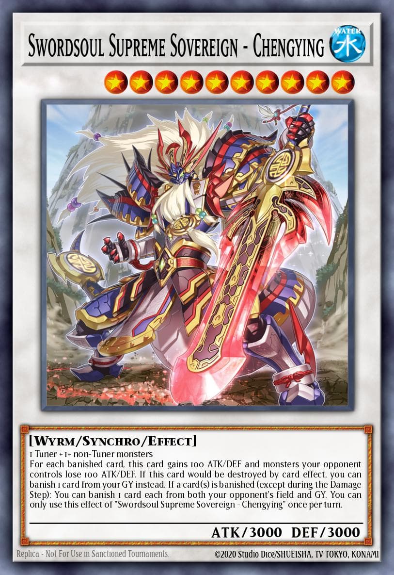 Carte Yu-Gi-Oh! Swordsoul Supreme Sovereign - Chengying #042 — Burst of Destiny