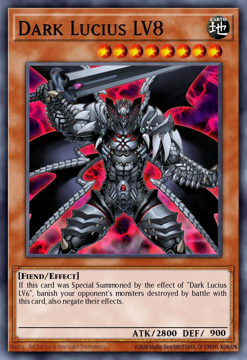 Carte Yu-Gi-Oh! Dark Lucius LV8 #011 — Cyberdark Impact