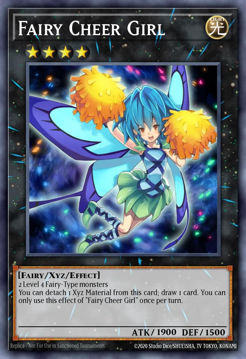 Carte Yu-Gi-Oh! Fairy Cheer Girl #129 — Battle Pack 3: Monster League