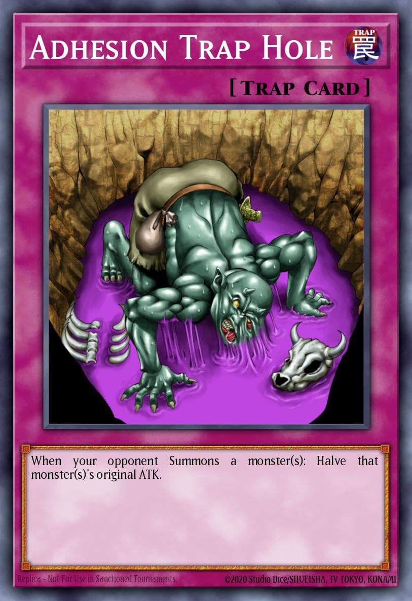 Carte Yu-Gi-Oh! Adhesion Trap Hole #083 — War of the Giants: Round 2