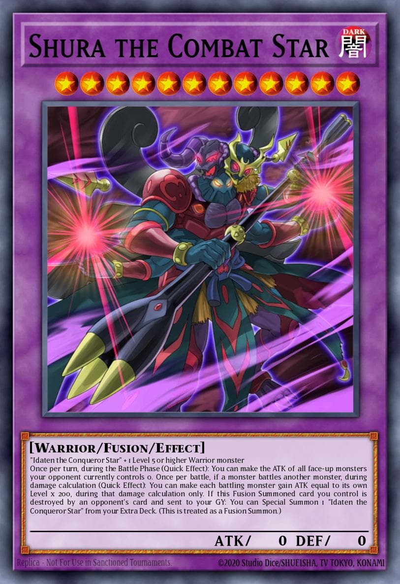 Carte Yu-Gi-Oh! Shura the Combat Star #040 — Battles of Legend: Relentless Revenge