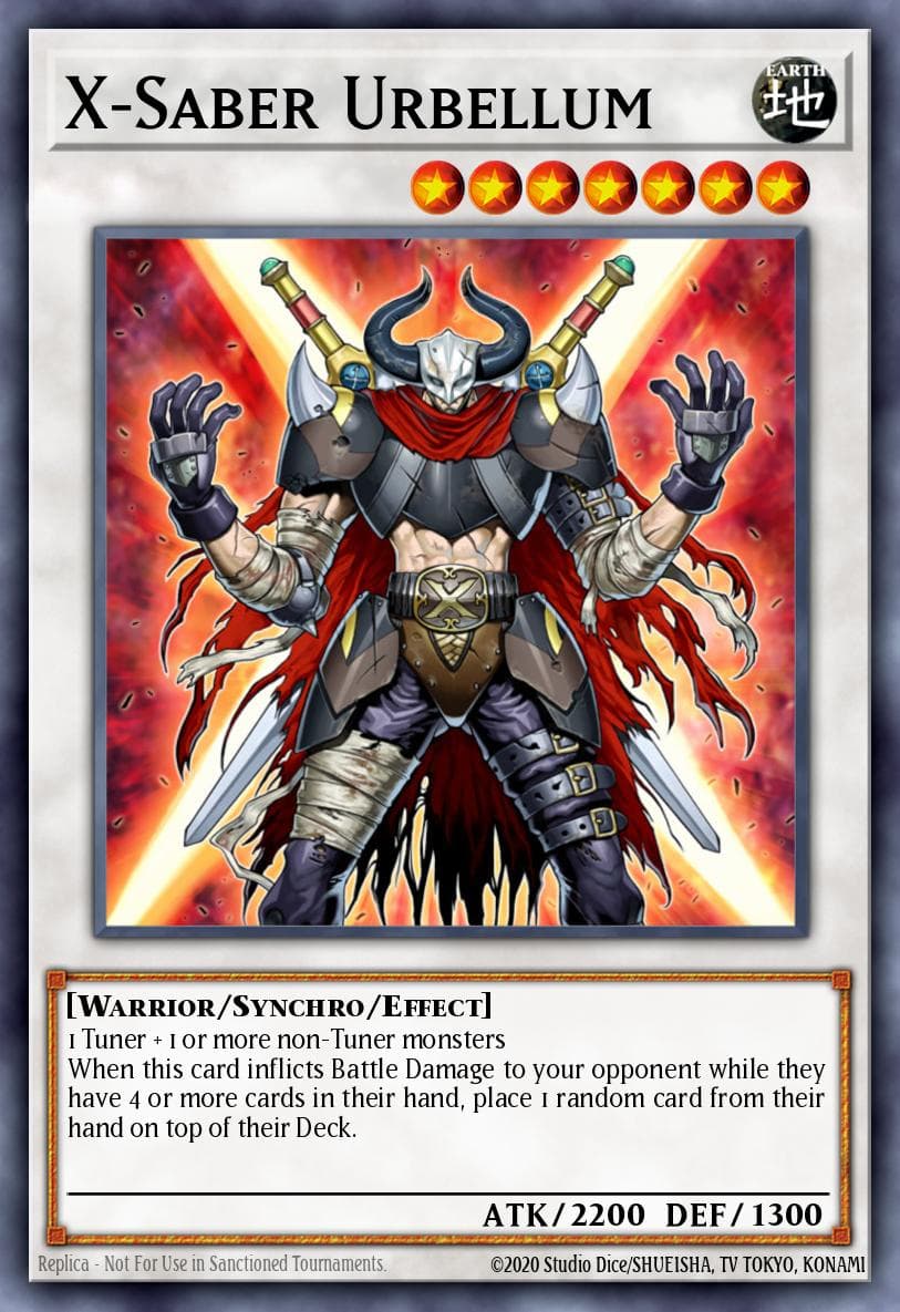 Carte Yu-Gi-Oh! X-Saber Urbellum #043 — Starter Deck: Yu-Gi-Oh! 5D's 2009