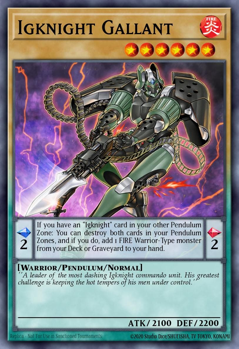 Carte Yu-Gi-Oh! Igknight Gallant #005 — Astral Pack Eight