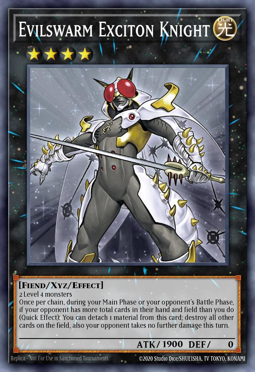 Carte Yu-Gi-Oh! Evilswarm Exciton Knight #068 — Battles of Legend: Light's Revenge