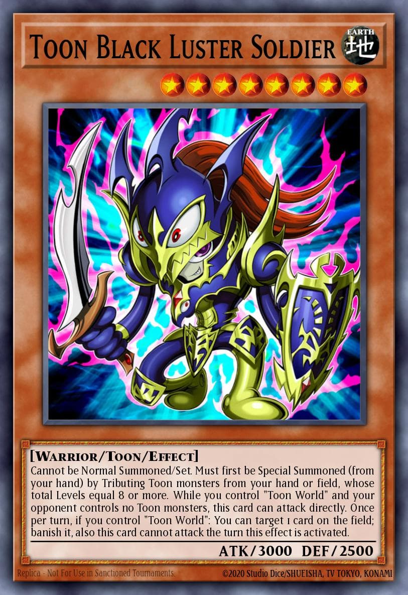 Carte Yu-Gi-Oh! Toon Black Luster Soldier #065 — Battles of Legend: Crystal Revenge