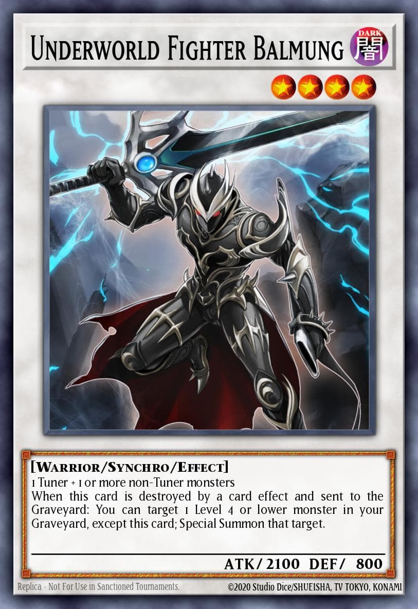 Carte Yu-Gi-Oh! Underworld Fighter Balmung #009 — Astral Pack Six