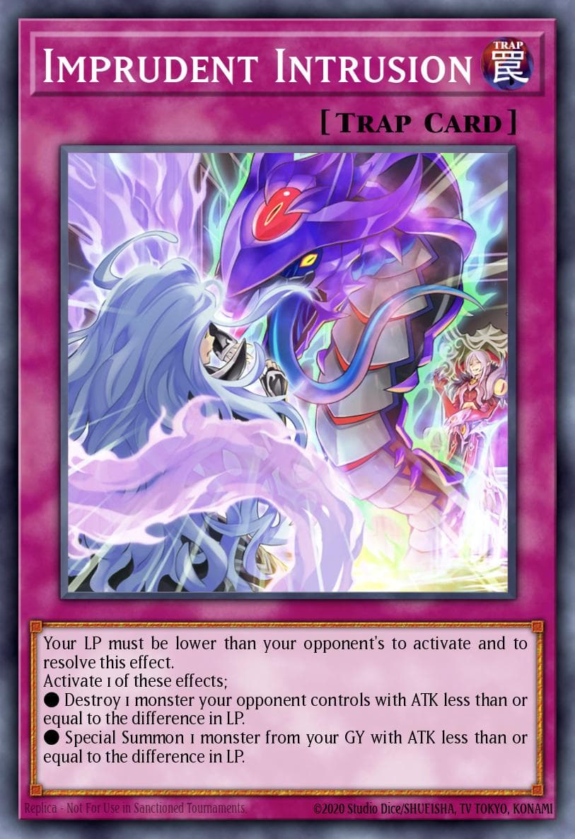 Carte Yu-Gi-Oh! Imprudent Intrusion #079 — Battle of Chaos