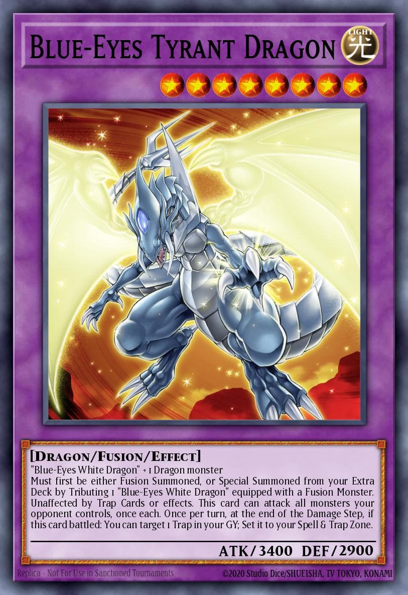 Carte Yu-Gi-Oh! Blue-Eyes Tyrant Dragon #037 — Battle of Chaos
