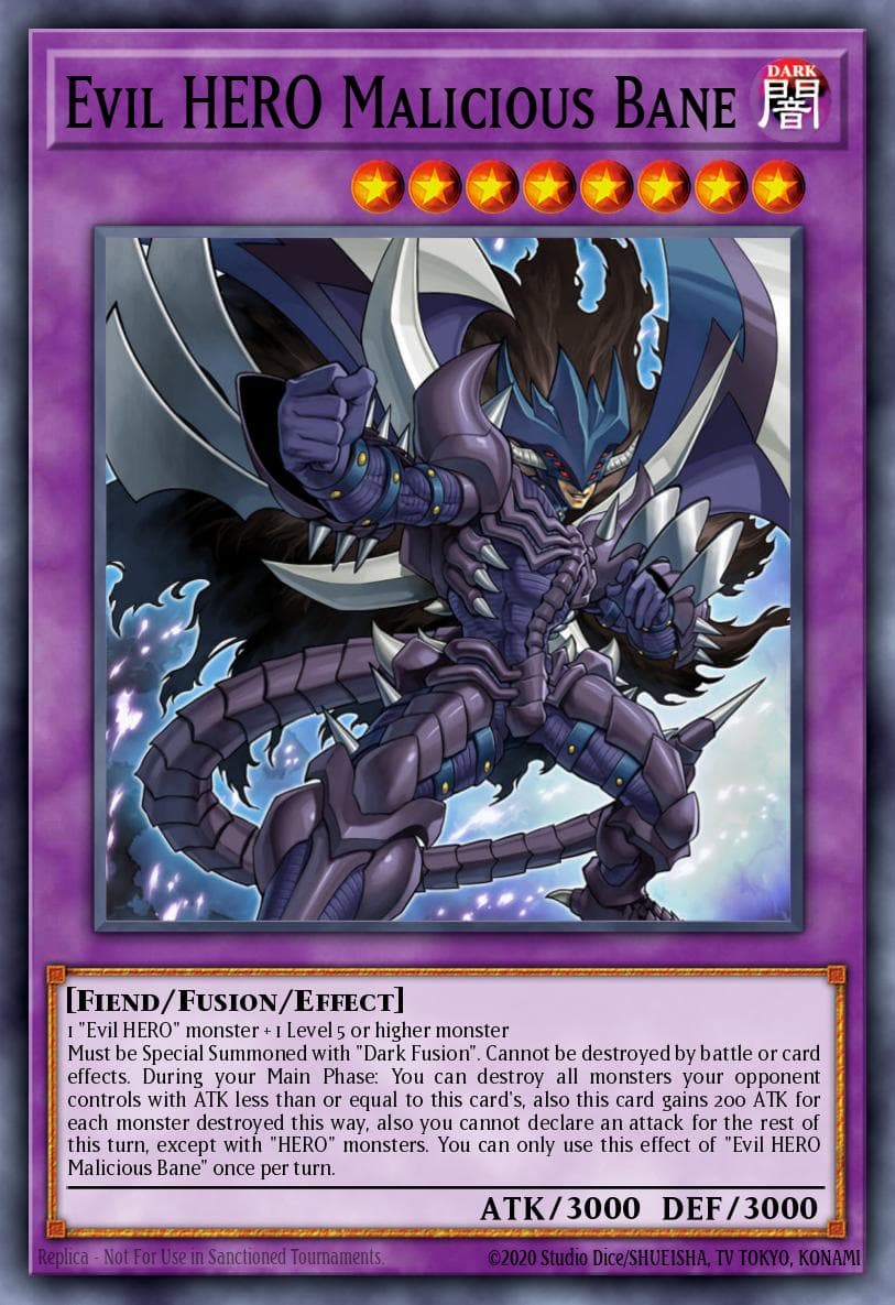 Carte Yu-Gi-Oh! Evil HERO Malicious Bane #069 — Brothers of Legend