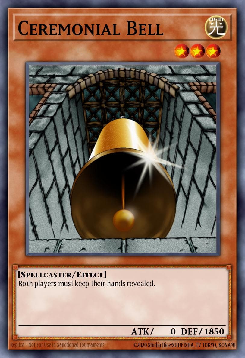 Carte Yu-Gi-Oh! Ceremonial Bell #001 — Yu-Gi-Oh! Advent Calendar (2018)