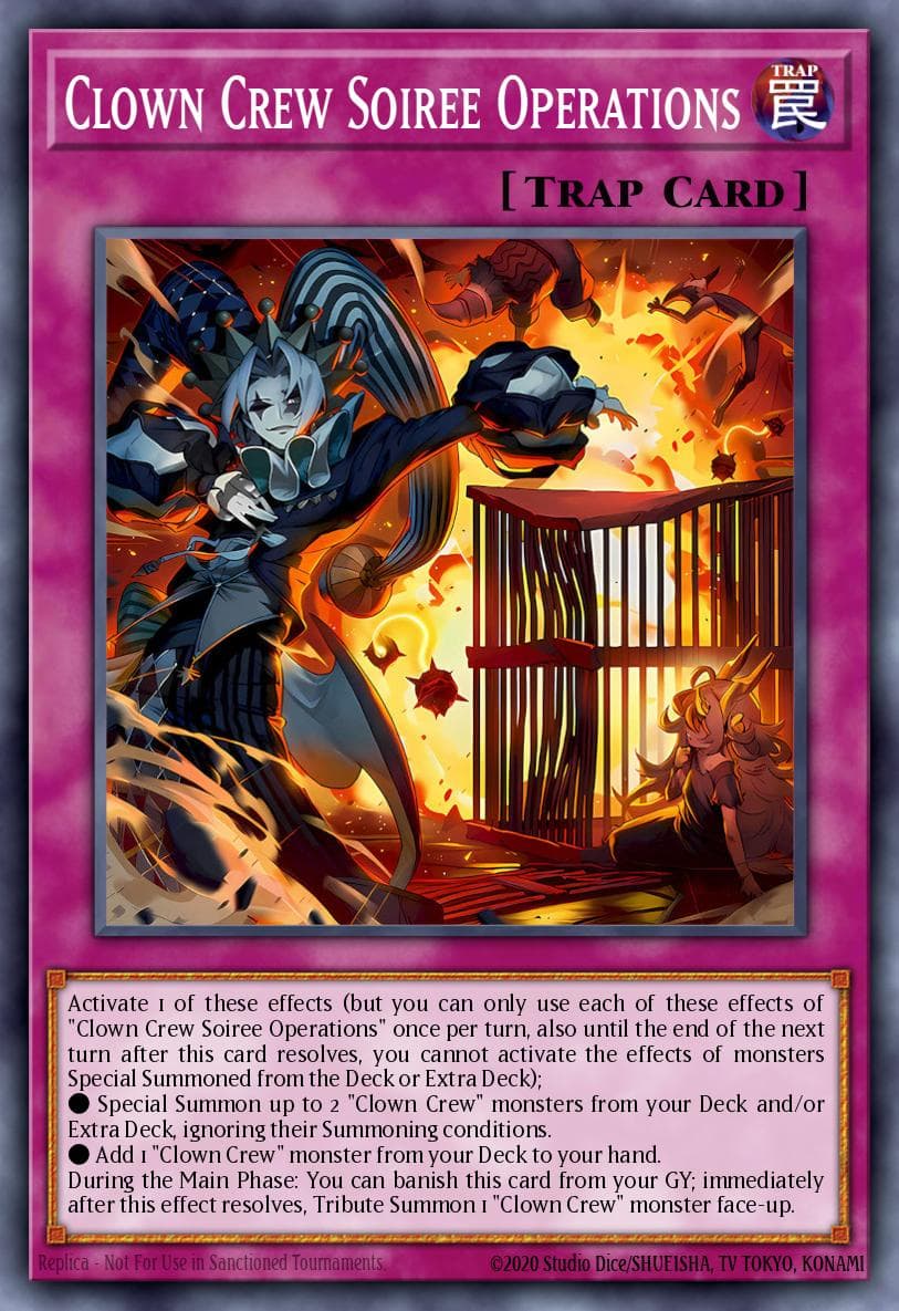 Carte Yu-Gi-Oh! Clown Crew Soiree Operations #073 — Blazing Dominion