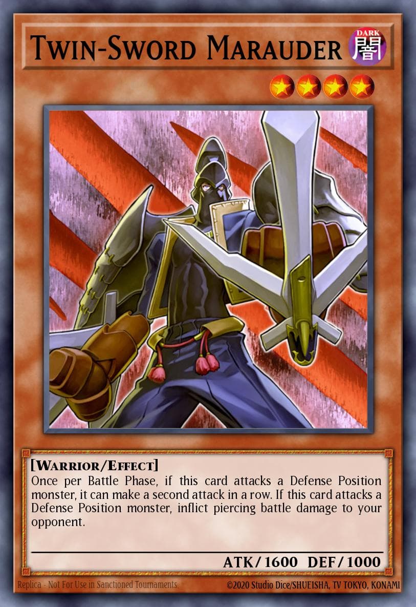 Carte Yu-Gi-Oh! Twin-Sword Marauder #016 — Starter Deck: Duelist Toolbox