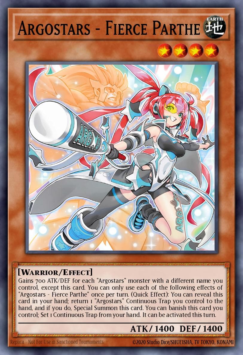 Carte Yu-Gi-Oh! Argostars - Fierce Parthe #020 — Alliance Insight