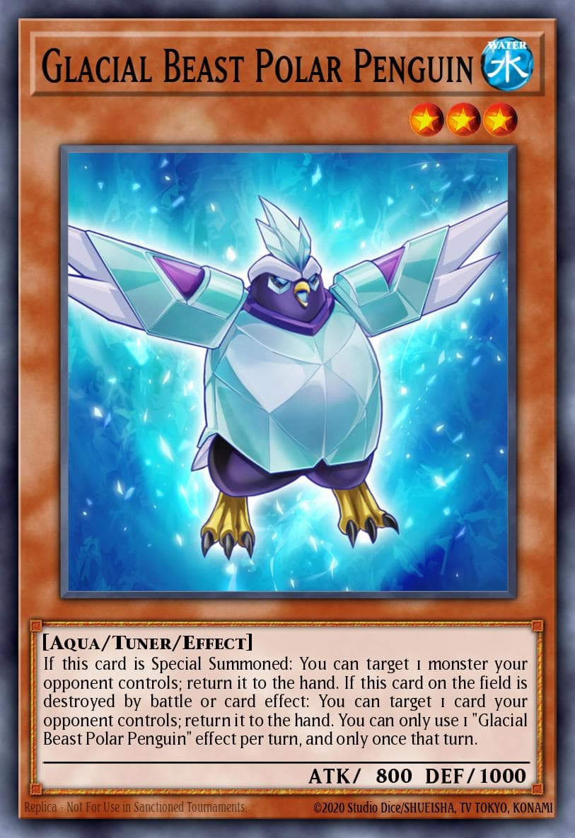 Carte Yu-Gi-Oh! Glacial Beast Polar Penguin #032 — Battles of Legend: Armageddon