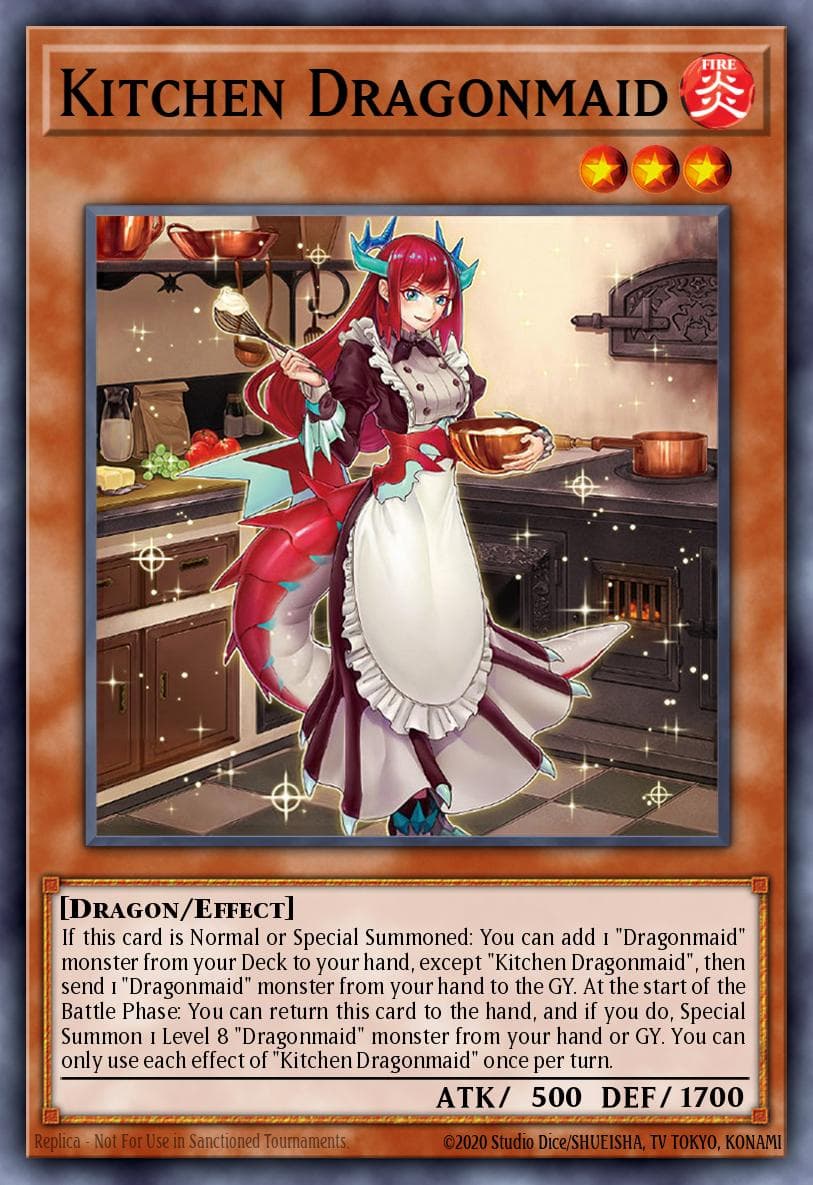 Carte Yu-Gi-Oh! Kitchen Dragonmaid #058 — Battles of Legend: Monster Mayhem
