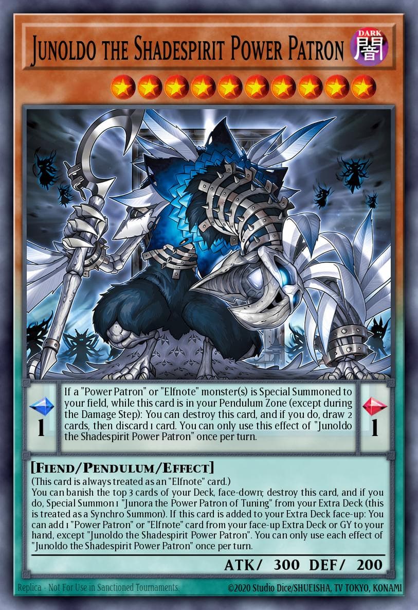 Carte Yu-Gi-Oh! Junoldo the Shadespirit Power Patron #013 — Blazing Dominion