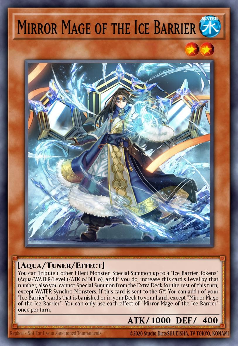 Carte Yu-Gi-Oh! Mirror Mage of the Ice Barrier #007 — Battles of Legend: Terminal Revenge