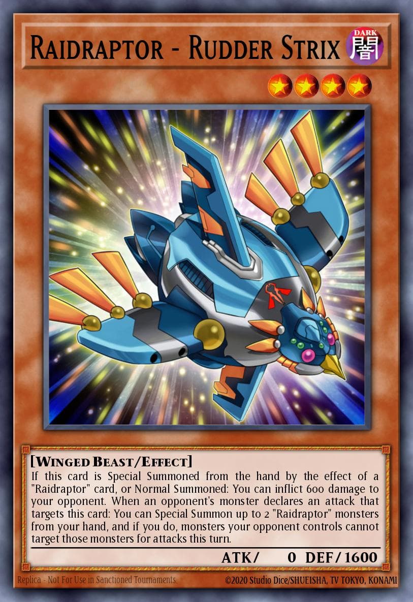 Carte Yu-Gi-Oh! Raidraptor - Rudder Strix #014 — Battles of Legend: Light's Revenge