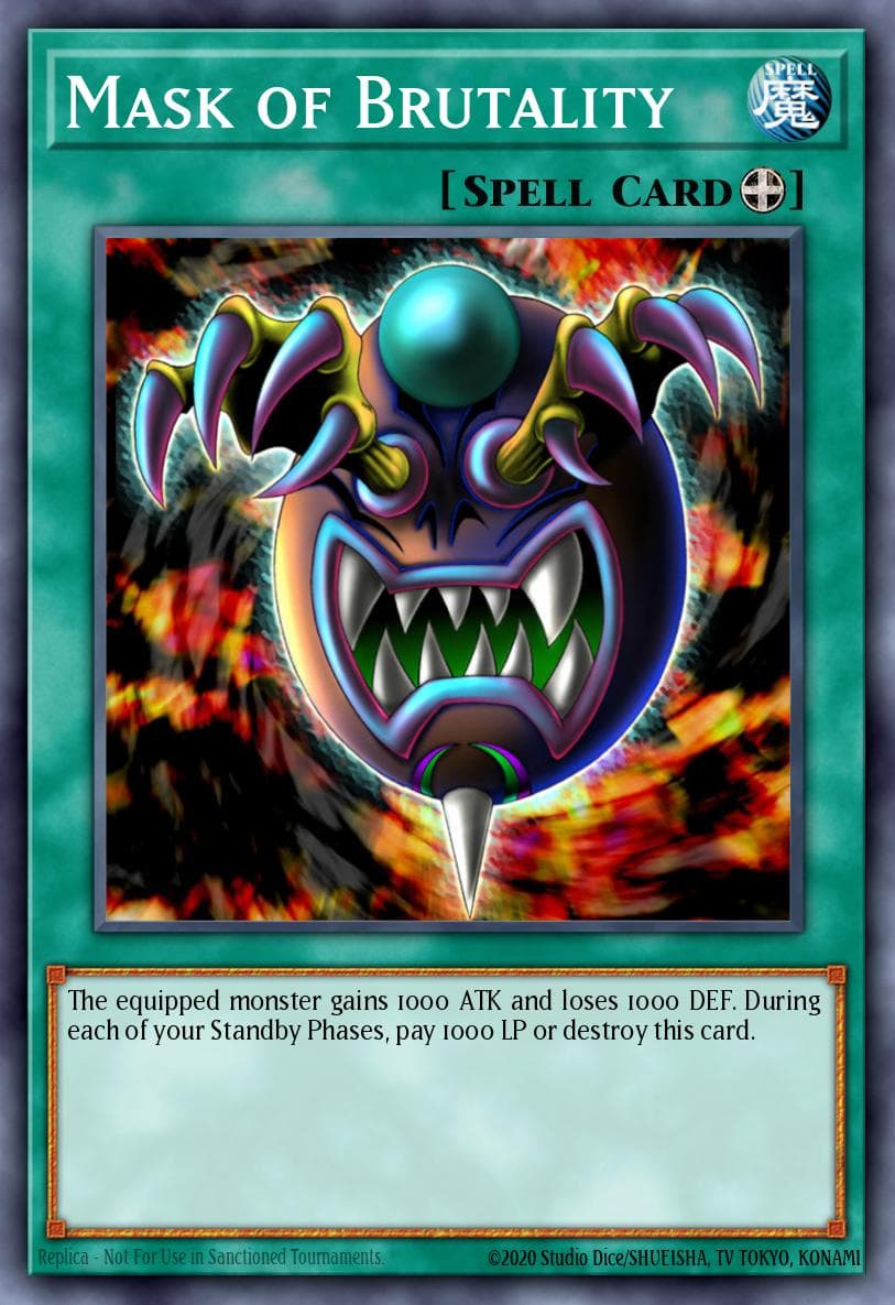 Carte Yu-Gi-Oh! Mask of Brutality #137 — Battle Pack 3: Monster League