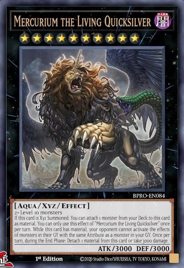 Carte Yu-Gi-Oh! Mercurium the Living Quicksilver #084 — Burst Protocol