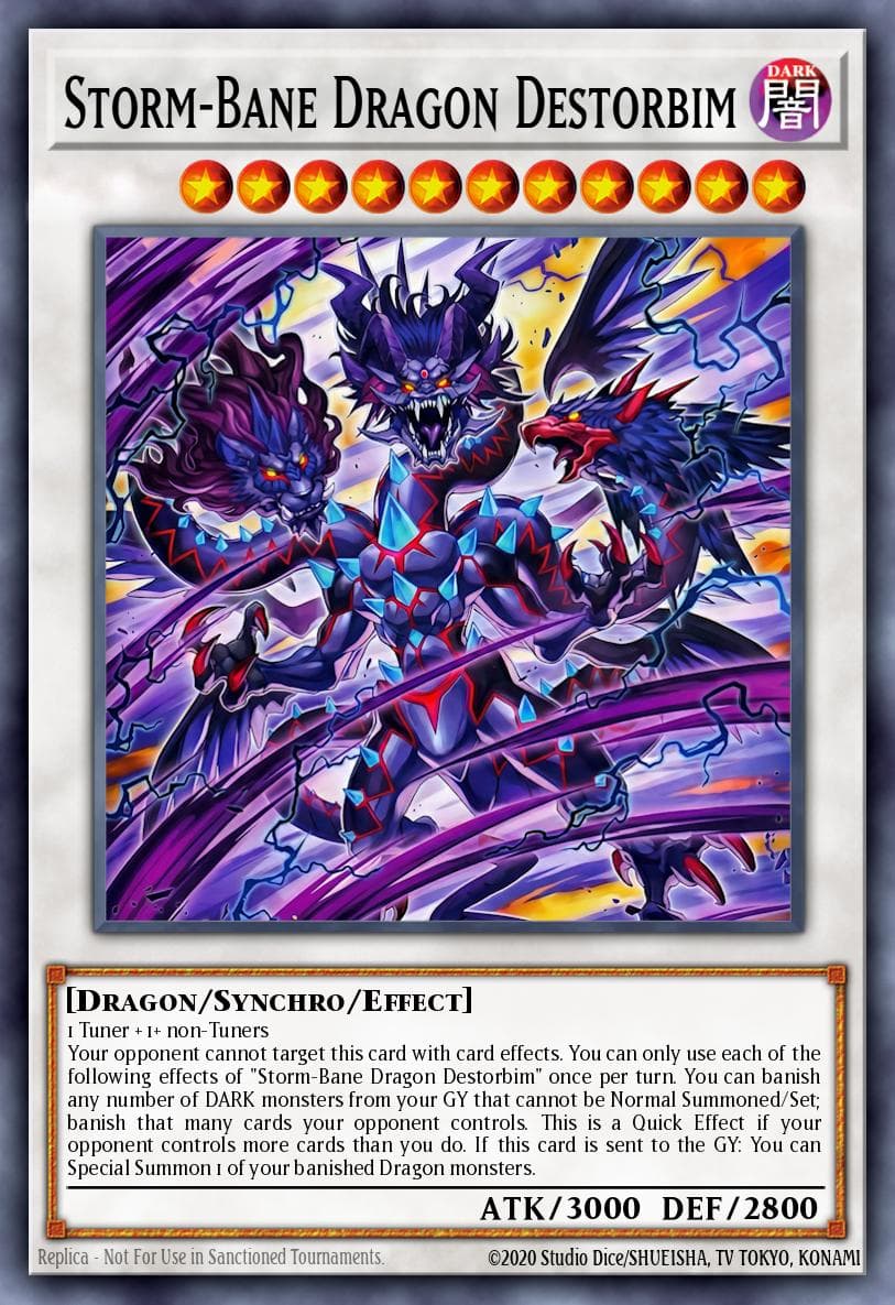Carte Yu-Gi-Oh! Storm-Bane Dragon Destorbim #089 — Burst Protocol