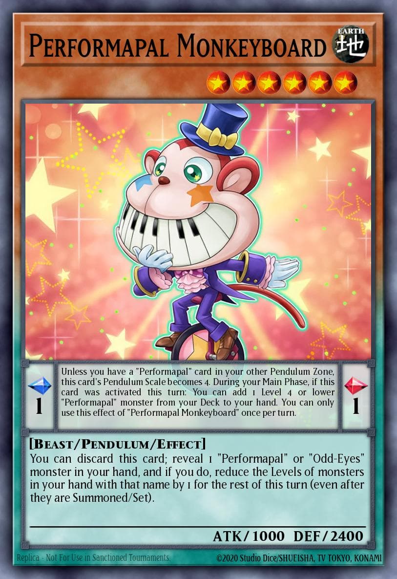 Carte Yu-Gi-Oh! Performapal Monkeyboard #003 — Breakers of Shadow
