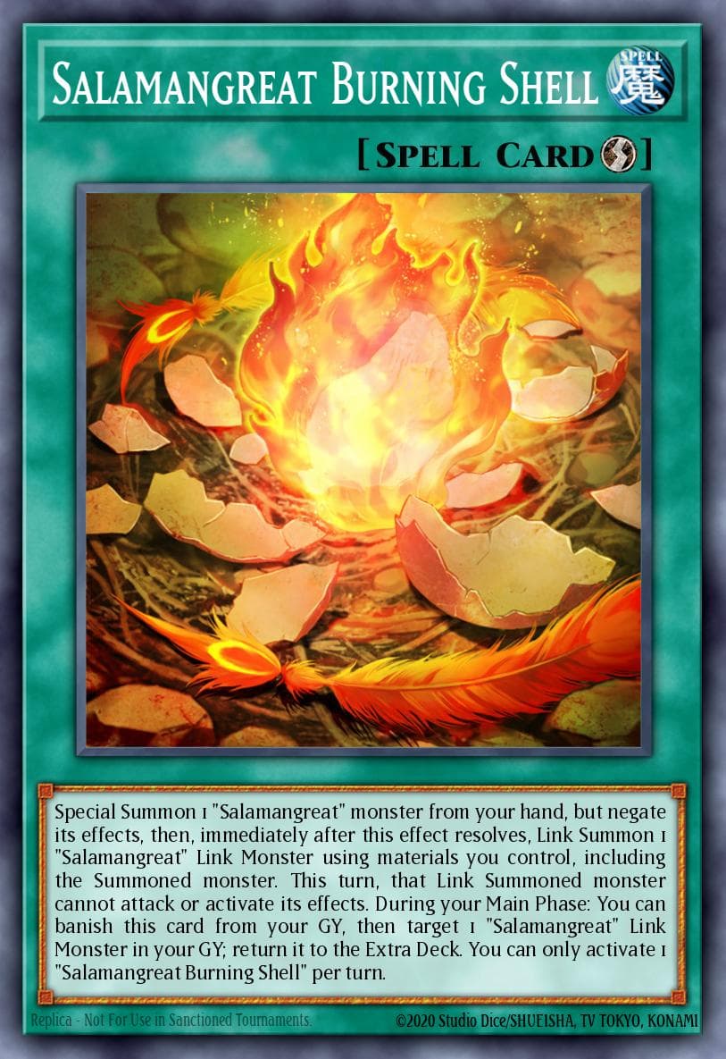 Carte Yu-Gi-Oh! Salamangreat Burning Shell #051 — Chaos Impact