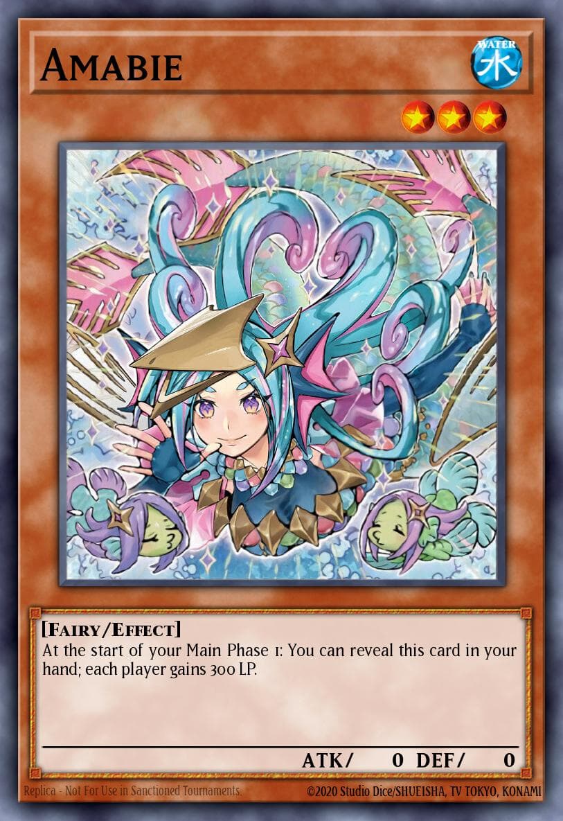 Carte Yu-Gi-Oh! Amabie #001 — Yu-Gi-Oh! TCG Remote Duel Extravaganza participation card