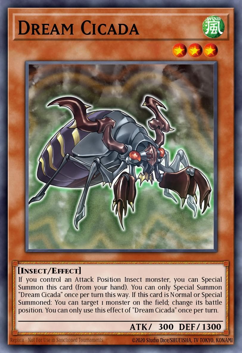Carte Yu-Gi-Oh! Dream Cicada #028 — Battles of Legend: Crystal Revenge