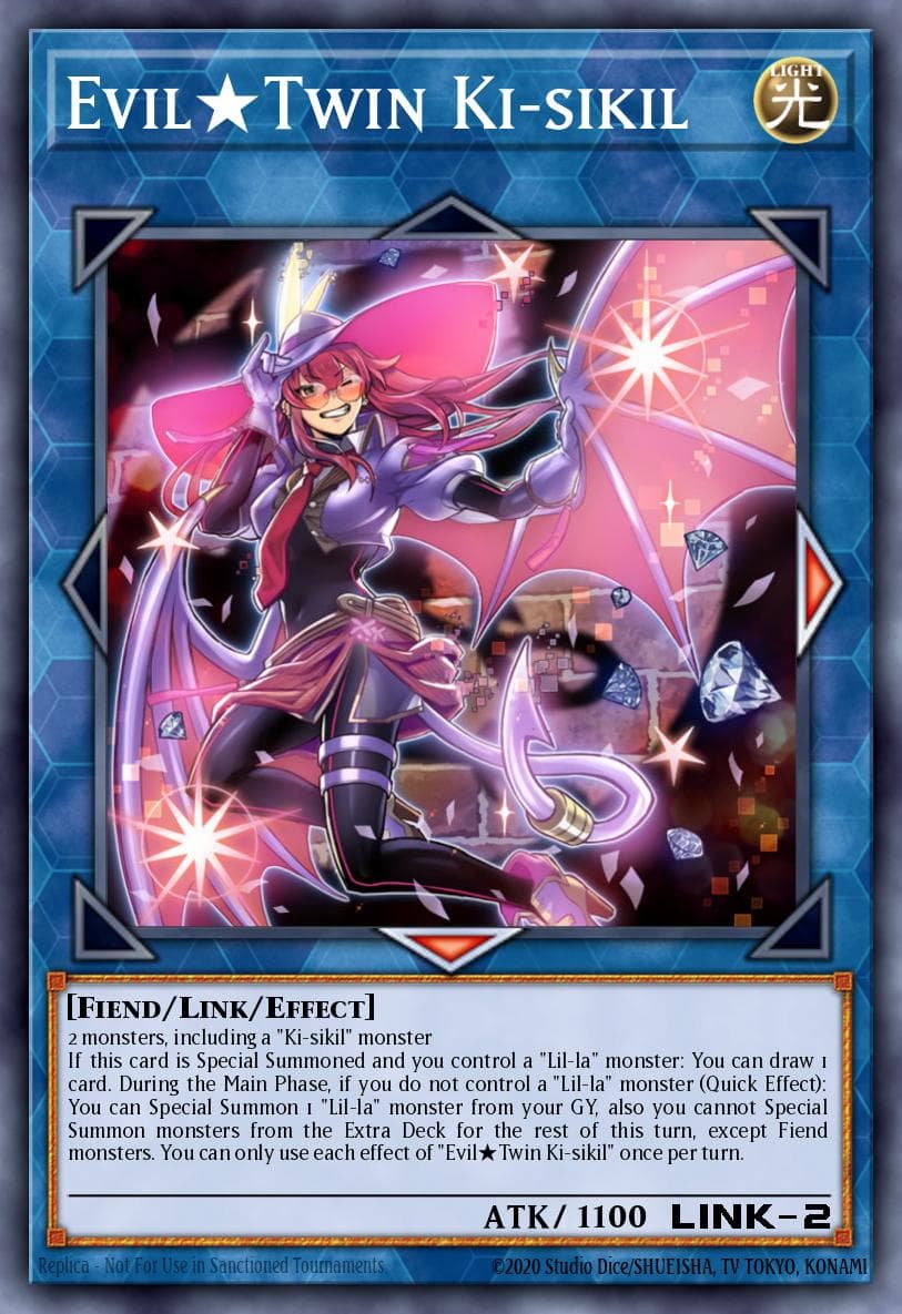 Carte Yu-Gi-Oh! Evil★Twin Ki-sikil #096 — Battles of Legend: Crystal Revenge