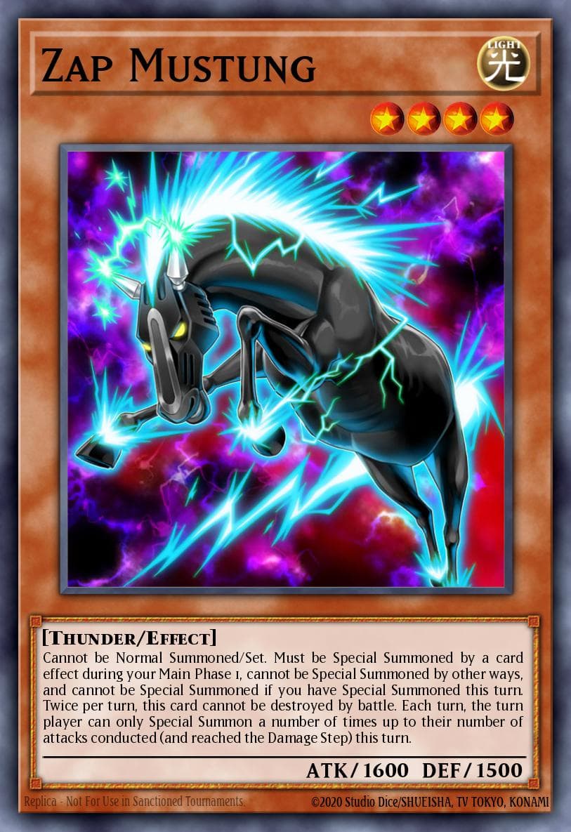 Carte Yu-Gi-Oh! Zap Mustung #066 — Battles of Legend: Glorious Gallery