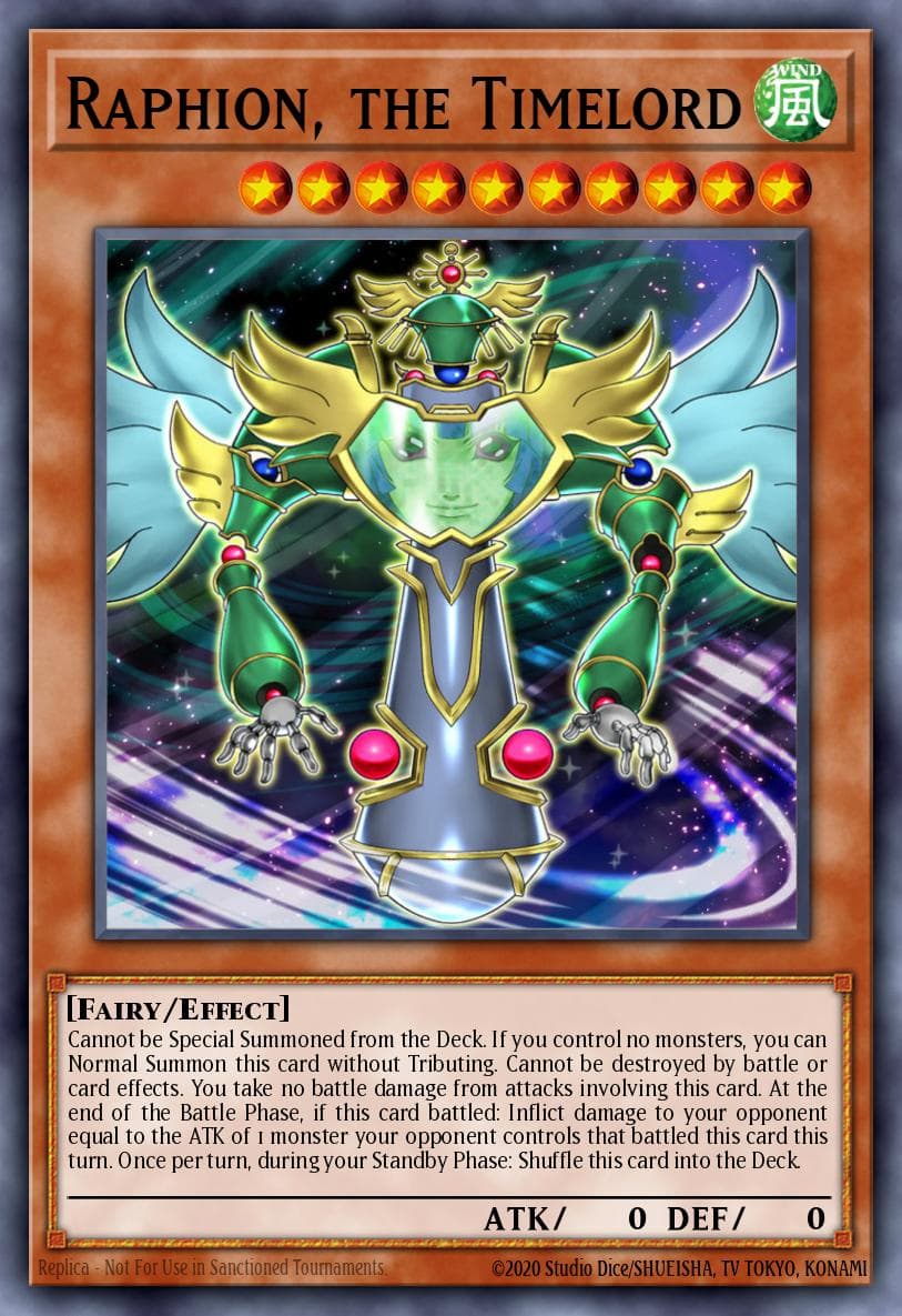 Carte Yu-Gi-Oh! Raphion, the Timelord #023 — Battles of Legend: Relentless Revenge
