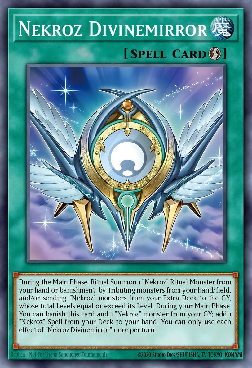 Carte Yu-Gi-Oh! Nekroz Divinemirror #027 — Battles of Legend: Monster Mayhem