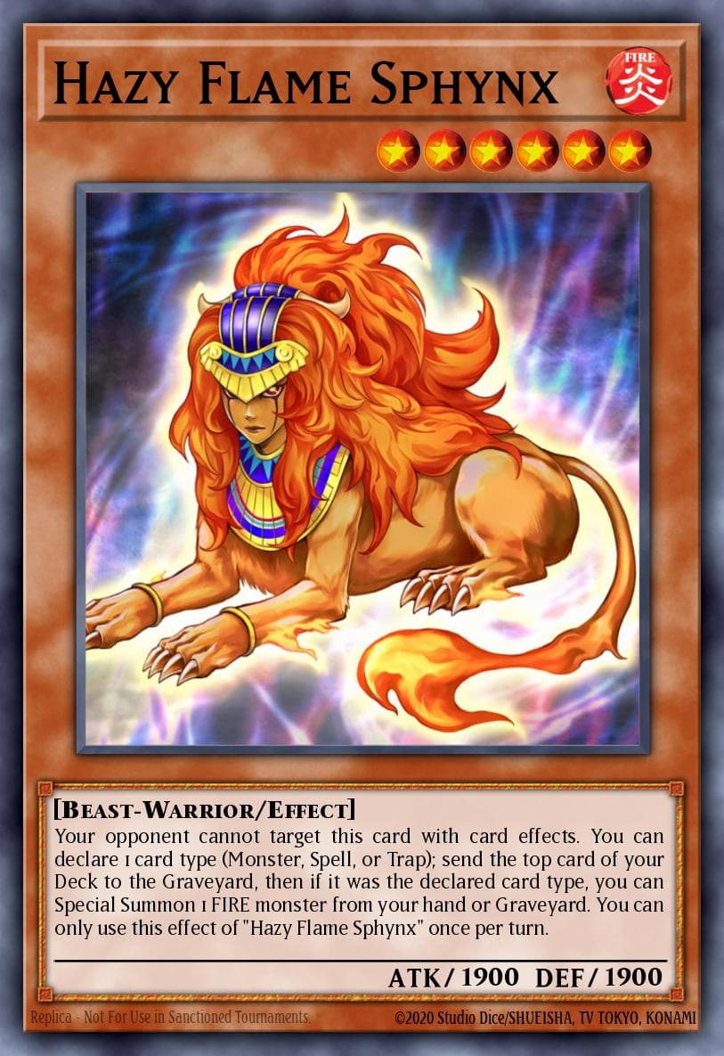 Carte Yu-Gi-Oh! Hazy Flame Sphynx #030 — Cosmo Blazer