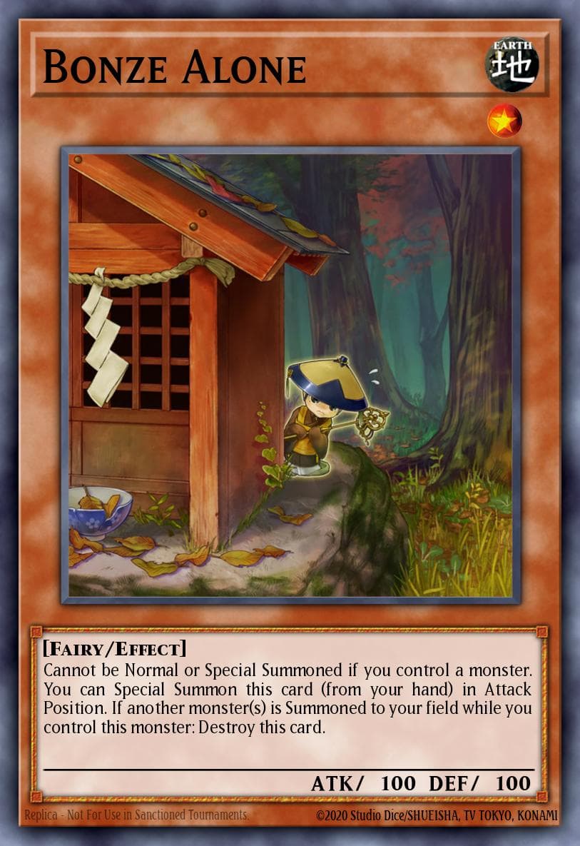 Carte Yu-Gi-Oh! Bonze Alone #032 — Chaos Impact