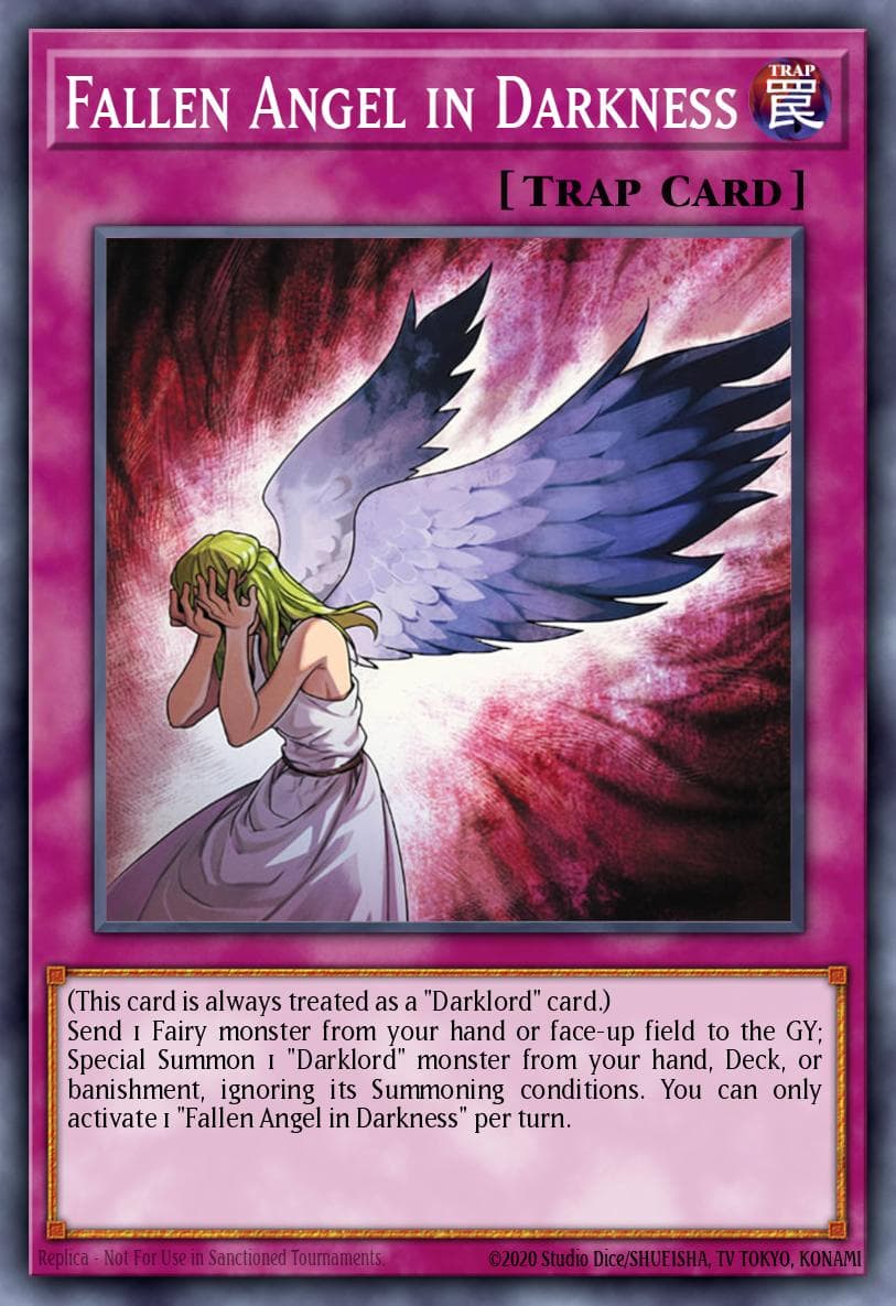 Carte Yu-Gi-Oh! Fallen Angel in Darkness #031 — Battles of Legend: Glorious Gallery