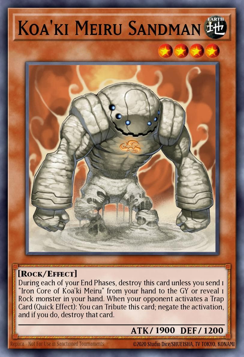 Carte Yu-Gi-Oh! Koa'ki Meiru Sandman #072 — Battle Pack 3: Monster League
