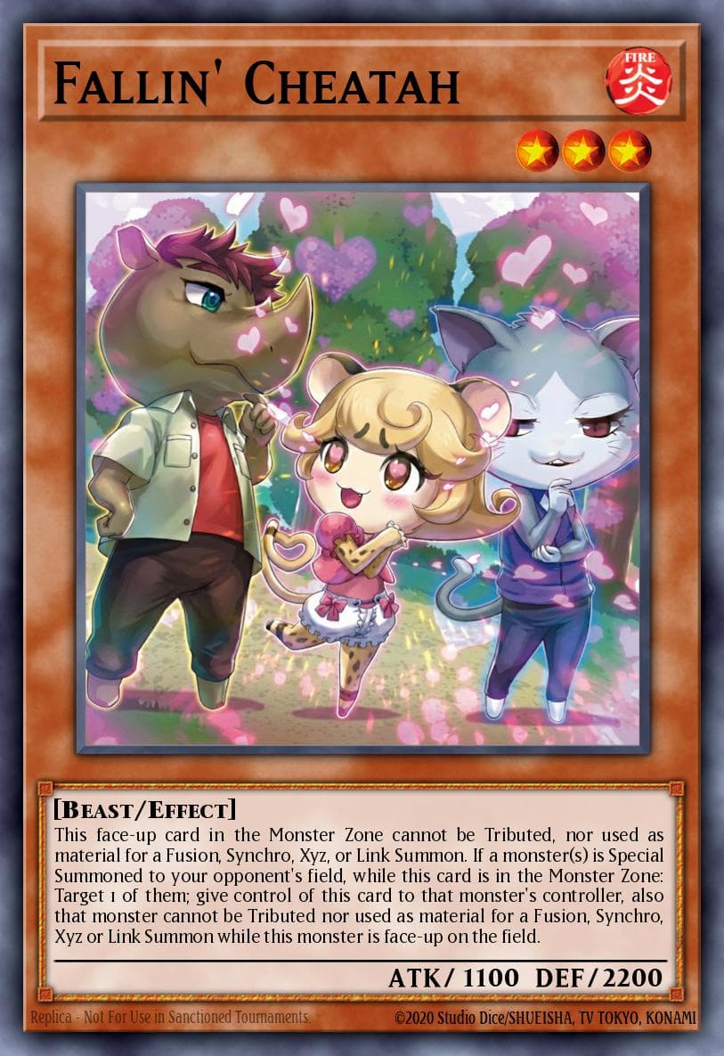 Carte Yu-Gi-Oh! Fallin' Cheatah #045 — Battles of Legend: Glorious Gallery