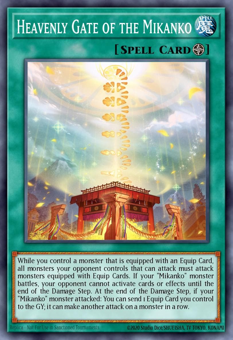 Carte Yu-Gi-Oh! Heavenly Gate of the Mikanko #028 — Amazing Defenders