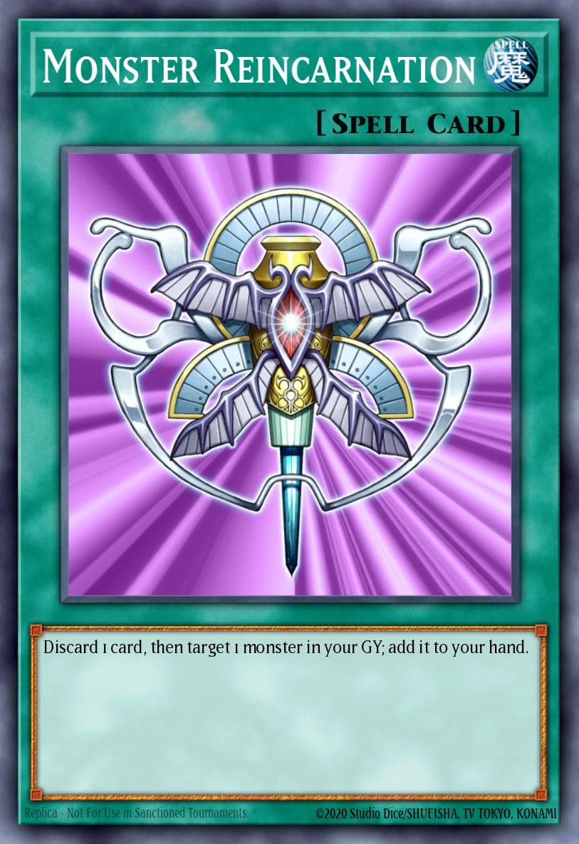 Carte Yu-Gi-Oh! Monster Reincarnation #026 — Starter Deck: Yu-Gi-Oh! 5D's